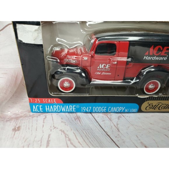 ERTL Collectibles 1:25 Scale Ace Hardware 1947 Dodge Canopy W/Load Vintage Truck - Picture 2 of 8